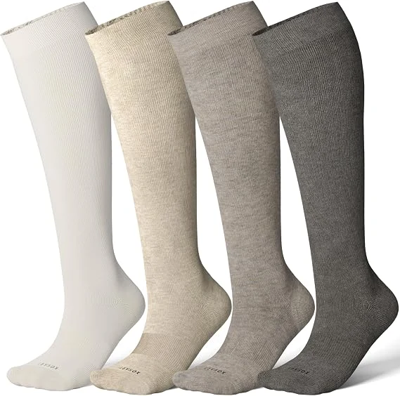 Soft neutral socks for custom material selection